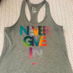 Nike racerback tank top
